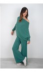 Amazing Woman Petrol Colette Petrol Supersoft Knit Trousers  