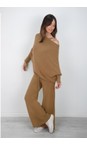 Amazing Woman Caramel Colette Caramel Supersoft Knit Trousers  
