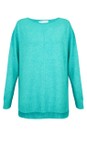 Amazing Woman Summer Turquoise Maggie Summer Turquoise Seam Front Supersoft Jumper  