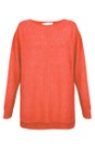 Amazing Woman Summer Orange Maggie Summer Orange Seam Front Supersoft Jumper  