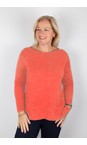 Amazing Woman Summer Orange Maggie Summer Orange Seam Front Supersoft Jumper  