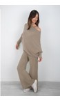 Amazing Woman Smoke Colette Smoke Supersoft Knit Trousers  