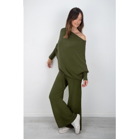 Amazing Woman Colette Musch Olive Supersoft Knit Trousers - Green