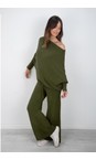 Amazing Woman Musch Olive  Colette Musch Olive Supersoft Knit Trousers  