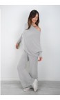 Amazing Woman Silver Colette Silver Supersoft Knit Trousers  