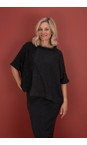 Mama B Antracite Nilla Insert Knit Top  