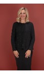 Mama B Antracite Deva Oversize Insert Knit Top  
