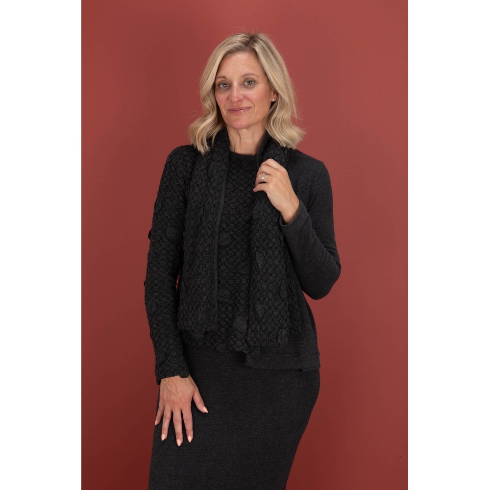 Mama B Luce Antracite Insert Fleece Scarf Antracite