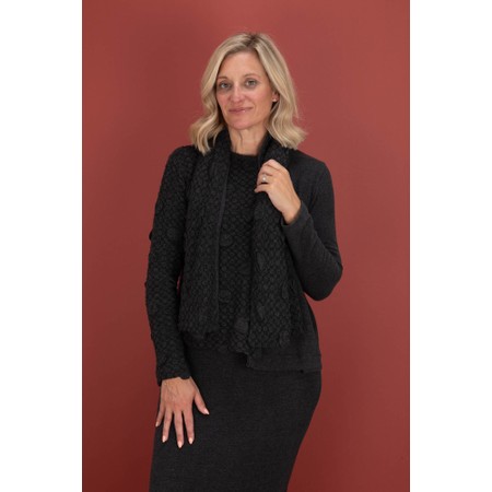 Mama B Luce Antracite Insert Fleece Scarf - Grey