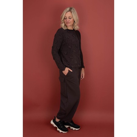 Mama B Mira F Moro Jersey Balloon Trouser - Brown
