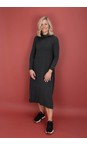 Mama B Antracite Tosca U Antracite Long Fleece Dress  