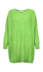 Amazing Woman Summer Green Cassi X Summer Green Round Neck Front Seam Knit  