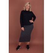 Lilla R Stripe Fleece Skirt