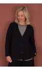 Mama B Nero Cosmico Nero Swingy Cardigan  