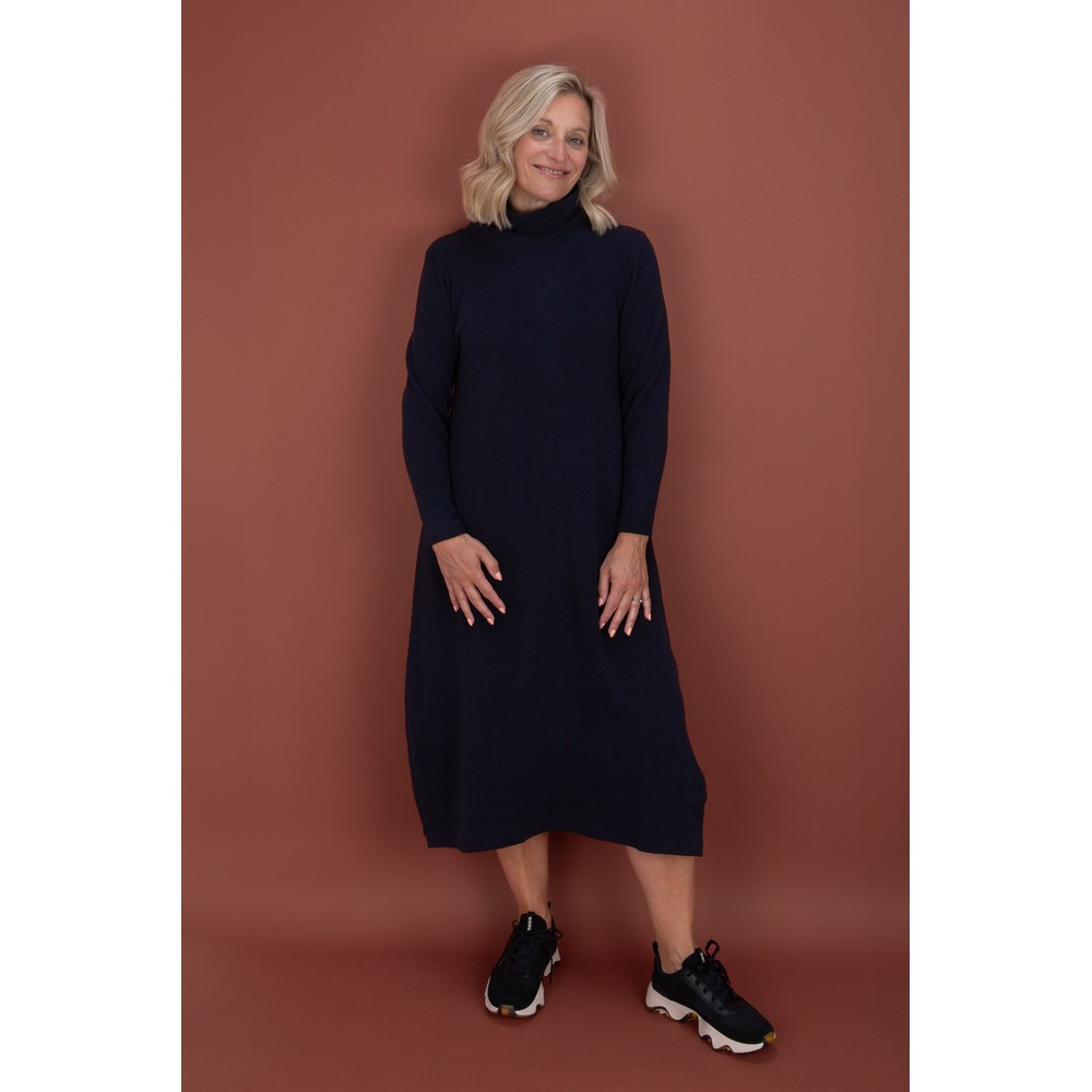 Mama B Tosca U Notte Long Fleece Dress Notte