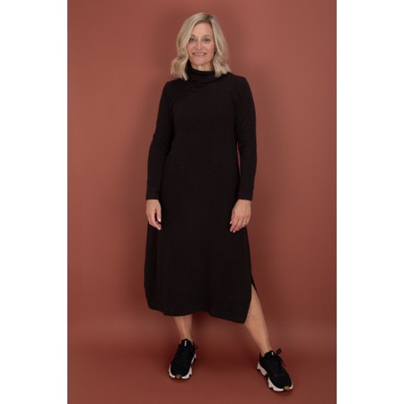 Mama B Tosca U Moro Long Fleece Dress - Brown