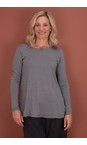 Mama B Riga Antracite Memi MR Riga Antracite Stripe Jersey Top  