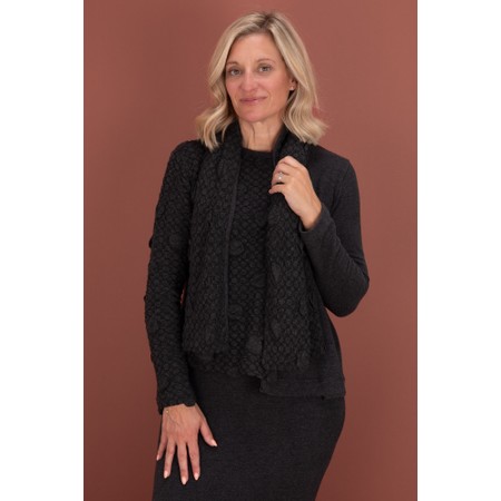 Mama B Luce Antracite Insert Fleece Scarf - Grey