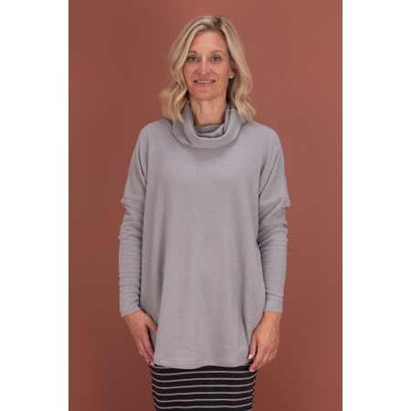 Mama B Bill U Nebbia Plain Fleece Jumper - Grey