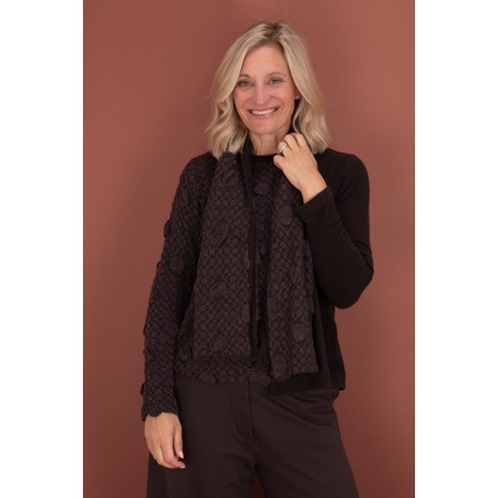 Mama B Luce Moro Insert Fleece Scarf - Brown