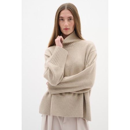 InWear Geal Kaxy Highneck Knit - Brown