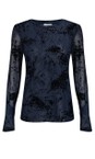 Foil Splatter Midnight International Velvet Splatter Midnight Print Crew  