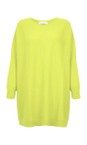Amazing Woman Pistachio Cassi X Pistachio Round Neck Front Seam Knit  