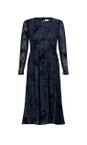 Foil Splatter Midnight International Velvet Splatter Midnight Print Dress  