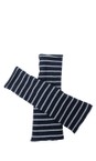 Mama B Riga Notte Cotto R Riga Notte Wide Stripe Gloves  