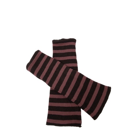 Mama B Cotto R Riga Moro Wide Stripe Gloves - Purple