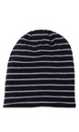 Mama B Riga Notte Kaki R Riga Notte Stripe Fleece Hat  