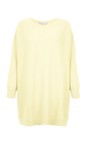 Amazing Woman Pale Lemon  Cassi X Pale Lemon Round Neck Front Seam Knit  