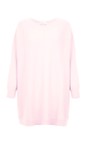 Amazing Woman Pale Pink Cassi X Pale Pink Round Neck Front Seam Knit  