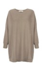 Amazing Woman Smoke Cassi X Smoke Round Neck Front Seam Knit  