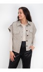 Mos Mosh 155 Brindle  Versa Tale Vest Shirt  