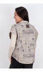 Mos Mosh 155 Brindle  Versa Tale Vest Shirt  