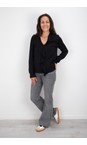 InWear Black  Auda Black Ruffle Blouse  