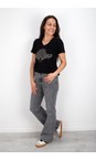 Mos Mosh 801 Black  Nadine Black O-SS Deco Tee  