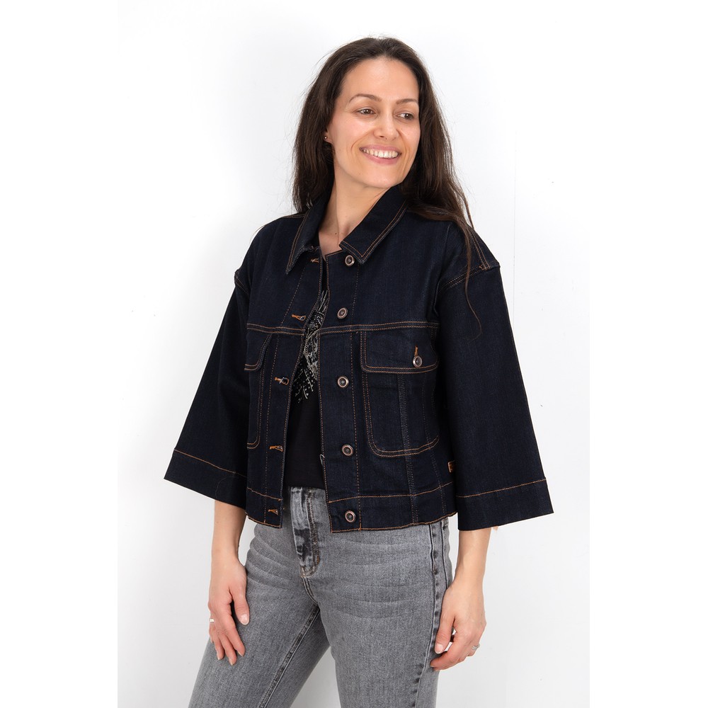 Mos Mosh Penn Deluxe Dark Blue Denim Jacket 447 Dark Blue