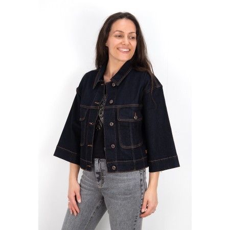 Mos Mosh Penn Deluxe Dark Blue Denim Jacket - Blue