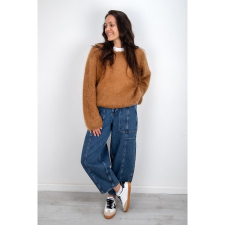 Mos Mosh Rosy Galleon Dark Blue Ankle Jean - Blue