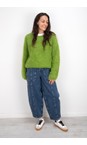 Mos Mosh 447 Dark Blue Rosy Galleon Dark Blue Ankle Jean  