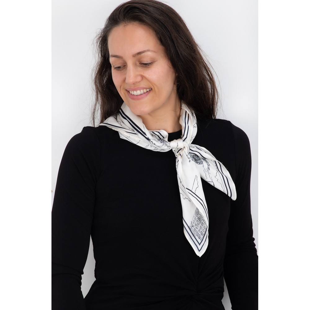 Mos Mosh Tale Cityscape Black Scarf 801 Black 