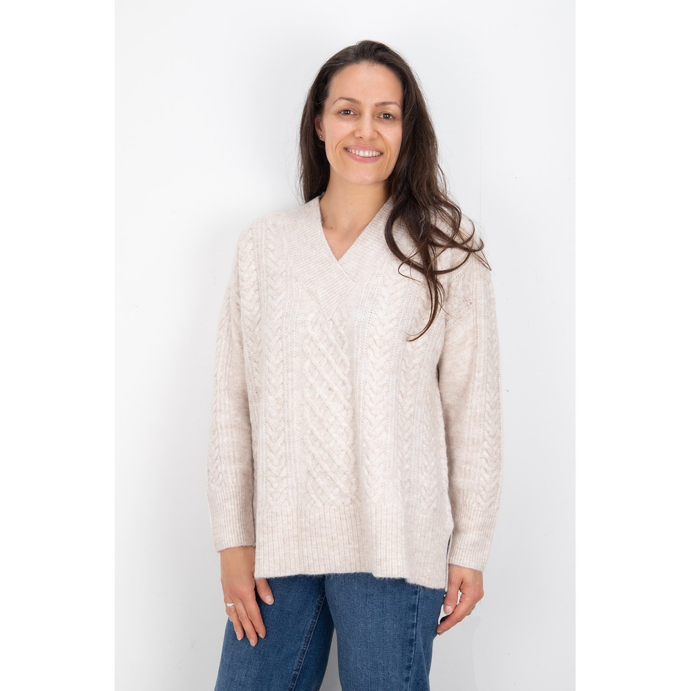 Foil She's A Purla Oat Sweater Oat
