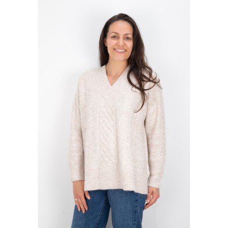 Foil She's A Purla Oat Sweater - Beige