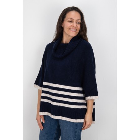 Foil Plus One Midnight & Oat Popover - Blue