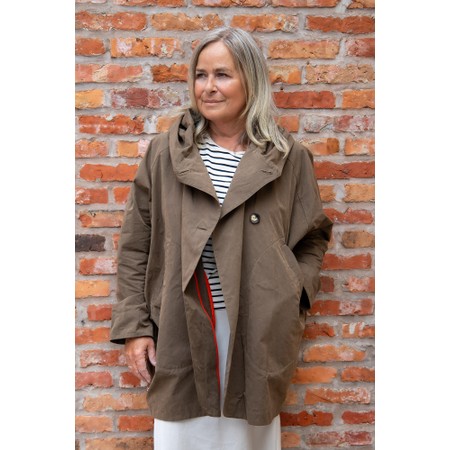Pret Pour Partir Paola Bronze Cor Water Repellent Hooded Parka Coat - Bronze