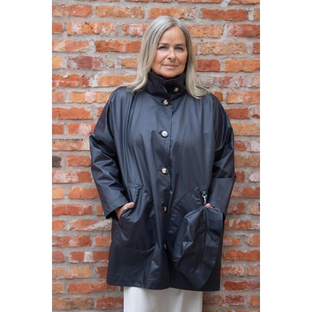 Pret Pour Partir Filo Blue/Black Cow Waterproof Coat - Blue