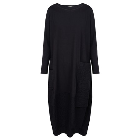 Mama B Metti SU Woven Insert Dress - Black