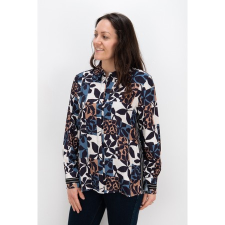 Foil On The Strip Shirt - Multicoloured